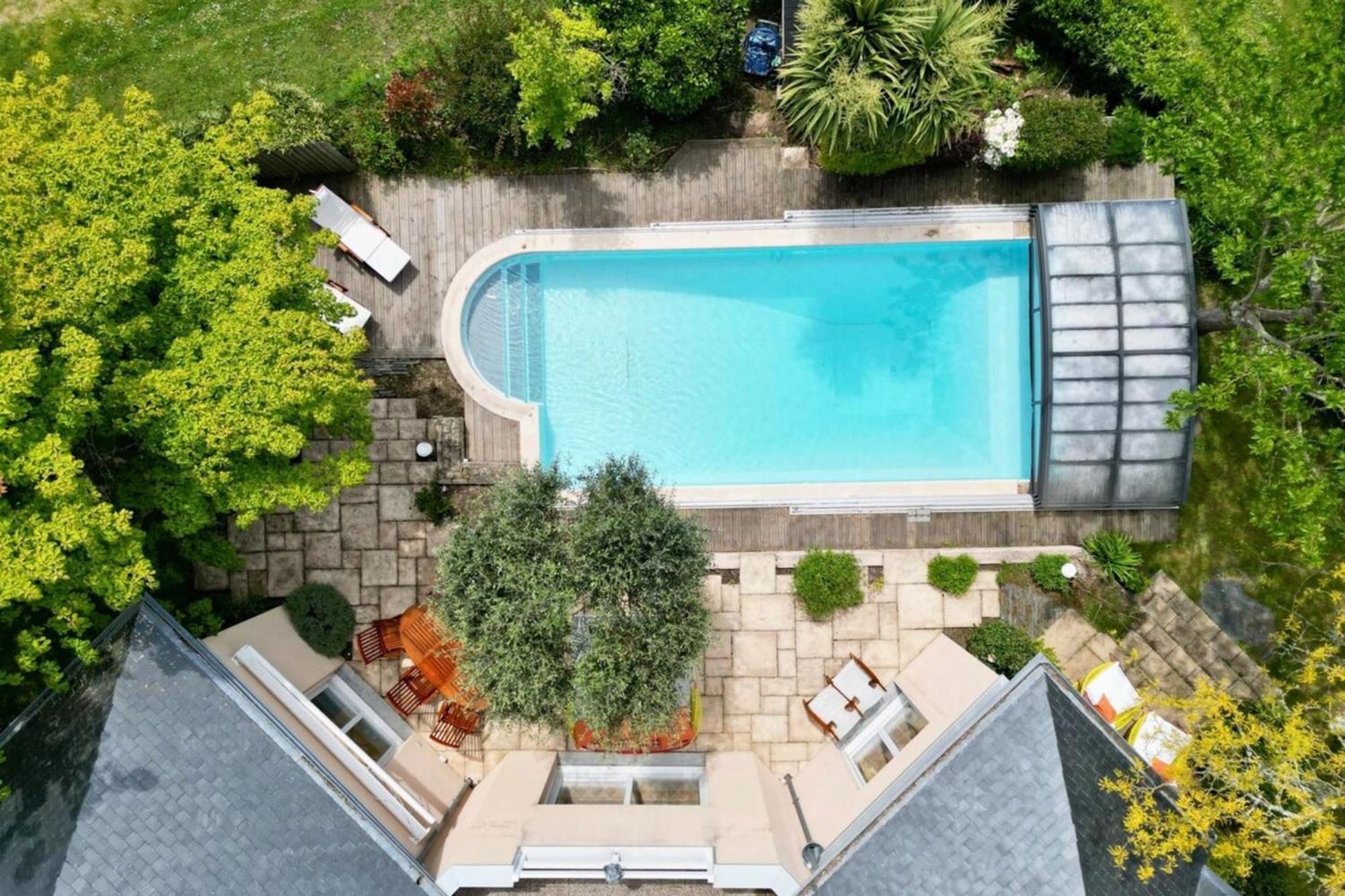 Luxury ! Villa D'Architecte Piscine - Vue Mer 180 ギデル エクステリア 写真